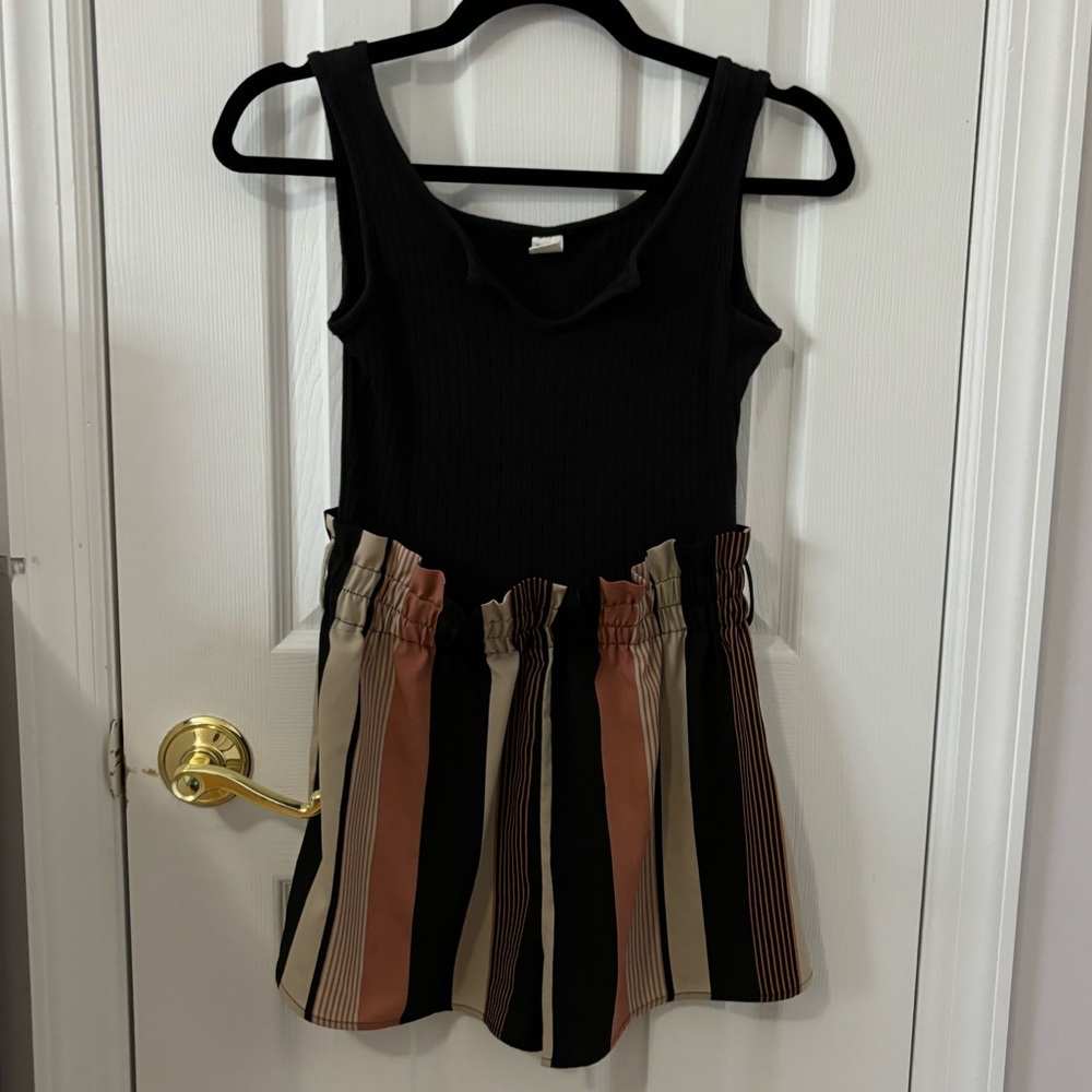 Striped romper